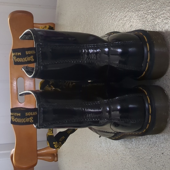 Dr Martens Patent Leather 1460s Boots - Picture 5 of 7